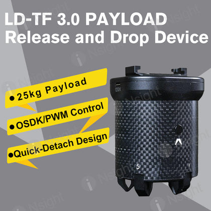 DJI M300 RTK Throwing Box Remote Control Five-stage Thrower OSDK Foxtech RDD-5 Cargo Drop Device