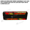 Gens Ace Redline Series 5800mAh 7.6V 130C 2S1P HardCase 56# HV Lipo Battery With 5.0mm Bullet