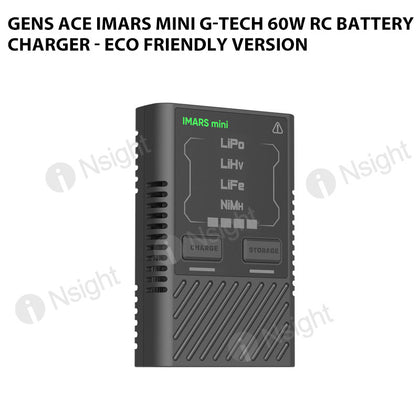 Gens Ace IMARS Mini G-Tech 60W RC Battery Charger - Eco Friendly Version
