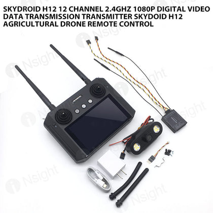 Skydroid H12 12 Channel 2.4GHz 1080P Digital Video Data Transmission Transmitter SKYDOID H12 Agricultural drone remote control