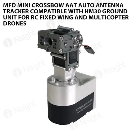 MFD Mini Crossbow AAT Auto Antenna Tracker Compatible with HM30 Ground Unit for RC Fixed Wing and Multicopter Drones