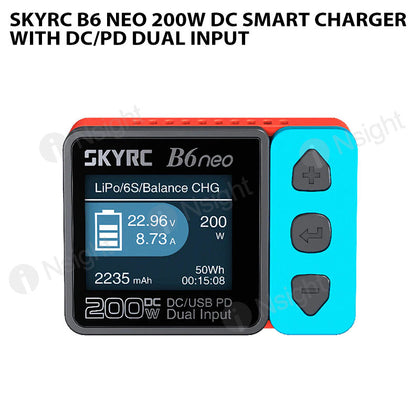 SkyRC B6 Neo 200w DC Smart Charger with DC/PD Dual input