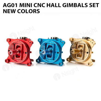 AG01 MINI CNC Hall Gimbals Set New Colors