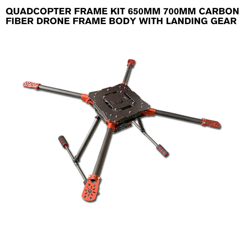 Quadcopter Frame Kit 650mm 700mm Carbon Fiber Drone Frame Body With La ...