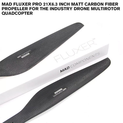FLUXER Pro 21x6.3 Inch Matt Carbon Fiber Propeller For The Industry Drone Multirotor Quadcopter