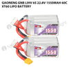 GAONENG GNB LiHV 6S 22.8V 1550mAh 60C XT60 LiPo Battery