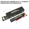 Gens Ace 1000mAh 3S 25C 11.1V Airsoft Gun Battery With Deans Plug