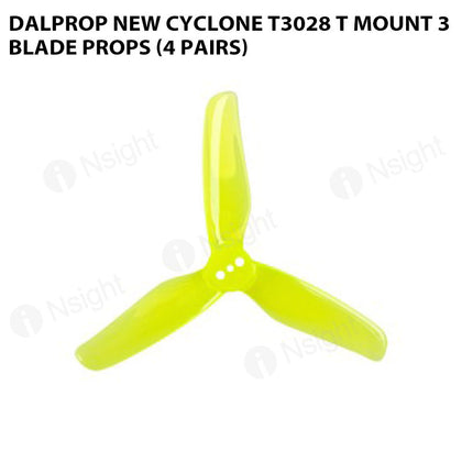 Dalprop New Cyclone T3028 T Mount 3 Blade Props (4 Pairs)