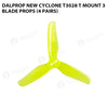 Dalprop New Cyclone T3028 T Mount 3 Blade Props (4 Pairs)
