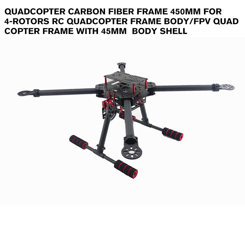 Quadcopter Carbon Fiber Frame 450mm for 4-rotors RC Quadcopter frame b ...