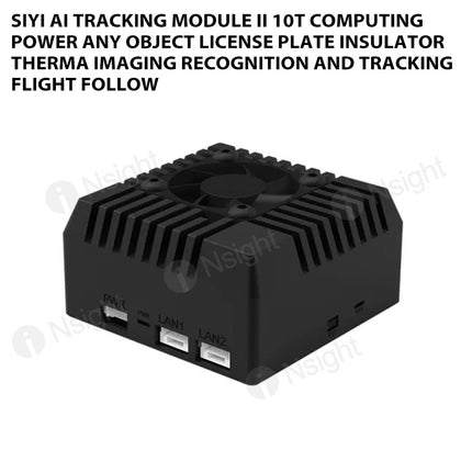 SIYI AI Tracking Module II 10T Computing Power Any Object License Plate Insulator Therma Imaging Recognition and Tracking Flight Follow