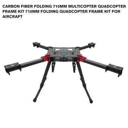 carbon fiber Folding 710mm multicopter quadcopter frame kit 710mm Folding Quadcopter Frame Kit For aircraft