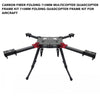 carbon fiber Folding 710mm multicopter quadcopter frame kit 710mm Folding Quadcopter Frame Kit For aircraft
