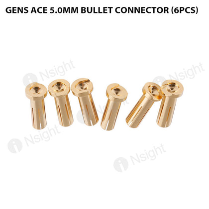 Gens Ace 5.0mm Bullet Connector (6pcs)