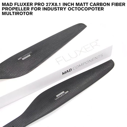 FLUXER Pro 27x8.1 Inch Matt Carbon Fiber Propeller For Industry Octocopoter Multirotor