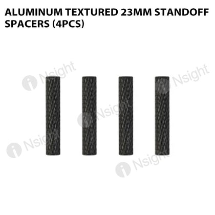 Aluminum Textured 23mm Standoff Spacers (4pcs)