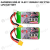 GAONENG GNB 4S 14.8V 1100mAh 120C XT60 LiPo Battery