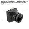 Foxeer Micro Night Cat 3 1200TVL 0.00001lux IR Sensitive Night Vision Camera 850nm IR Light