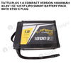 Tattu Plus 1.0 Compact Version 10000mAh 44.4V 15C 12S1P Lipo Smart Battery Pack With XT90-S Plug