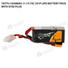 Tattu 1050mAh 3S 75C 11.1V Lipo Battery Pack With XT60 Plug