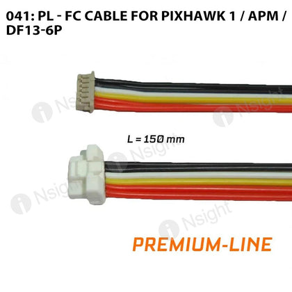 041: PL - FC cable for Pixhawk 1 / APM / DF13-6p