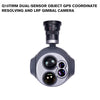 Q10TIRM Dual-sensor Object GPS Coordinate Resolving and LRF Gimbal Camera