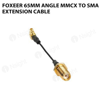 Foxeer 65mm Angle MMCX to SMA Extension Cable