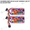 GAONENG GNB LiHV 6S 22.8V 1500mAh 120C XT60 LiPo Battery