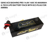 Gens Ace Bashing Pro 14.8v 100C 4S 8000mah G-Tech Lipo Battery Pack With EC5 Plug For Arrma