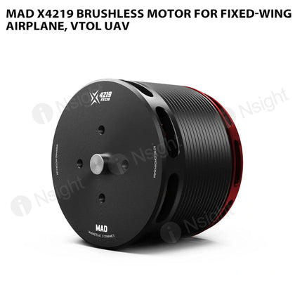 MAD X4219 brushless motor for fixed-wing airplane, VTOL UAV