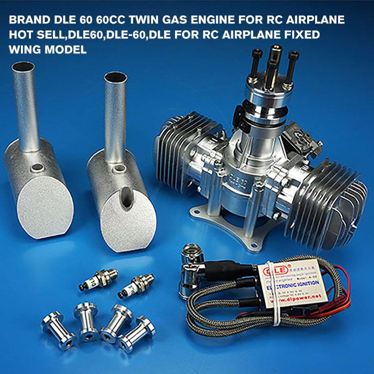 DLE 60 60CC Twin Gas Engine For RC Airplane Hot Sell,DLE60,DLE-60,DLE ...