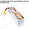 GAONENG GNB HV 6S 22.8V 8000mAh 70C LiPo Battery XT90