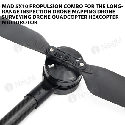 MAD 5X10 PROPULSION COMBO for the long-range inspection drone mapping drone surveying drone quadcopter hexcopter mulitirotor