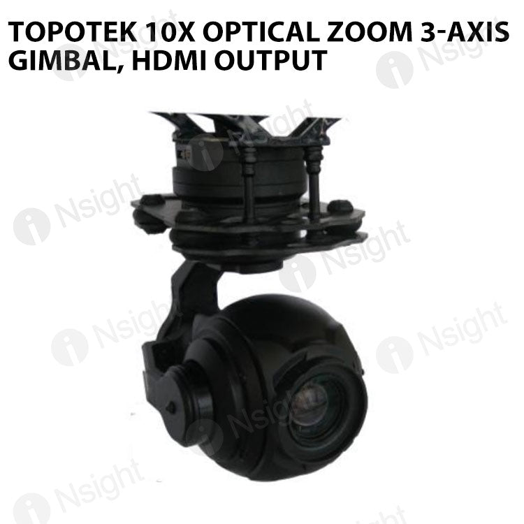 Topotek T10XPRO 10x Optical Zoom 3-Axis gimbal, HDMI output