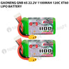 GAONENG GNB 6S 22.2V 1100mAh 120C XT60 LiPo Battery
