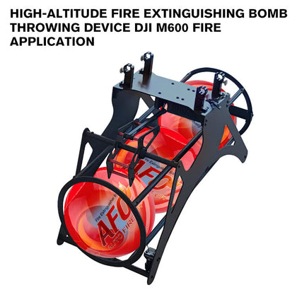 High-altitude fire extinguishing bomb throwing device DJI m600 Fire application