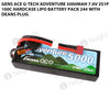 Gens Ace G-Tech Adventure 5000mAh 7.4V 2S1P 100C HardCase Lipo Battery Pack 24# With Deans Plug