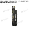 Gens Ace 25C 1200mAh 2S1P 7.4V Airsoft Gun Battery With Deans Plug