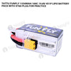 Tattu 1550mAh 4s 100C 14.8V FunFly Lipo Battery Pack With XT60 Plug For Practice