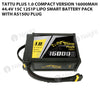 Tattu Plus 1.0 Compact Version 16000mAh 44.4V 15C 12S1P Lipo Smart Battery Pack With AS150U Plug