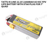 Tattu R-Line 22.2V 2200mah 6S 95C FPV Lipo Battery With XT60 Plug For 7
