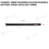 Foxeer 1.8mm Thickness Silicon Durable Battery Strap (3pcs,250*15mm)