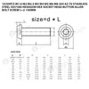 10/50pcs  M3 M4 M5 304 A2-70 Stainless Steel ISO7380 Hexagon Hex Socket Head Button Allen Bolt Screw L=2-100mm