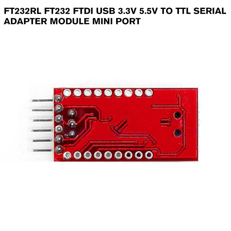 FT232RL FT232 FTDI USB 3.3V 5.5V to TTL Serial Adapter Module Mini Por ...