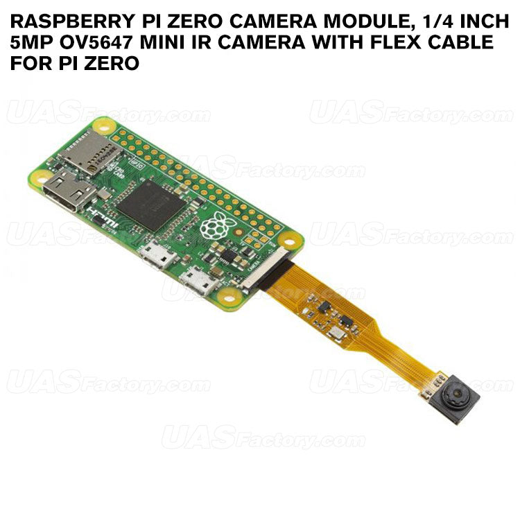 Arducam Spy Raspberry Pi Zero Camera Module, 1/4 Inch 5MP OV5647 Mini ...