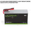 6S 32Ah High Power Density Light Weight Drone Solid State Lithium Battery