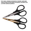 PVC Shell Shears scissors RC model airplane vehicle,helicopter Bend scissors, suitable for cutting various models