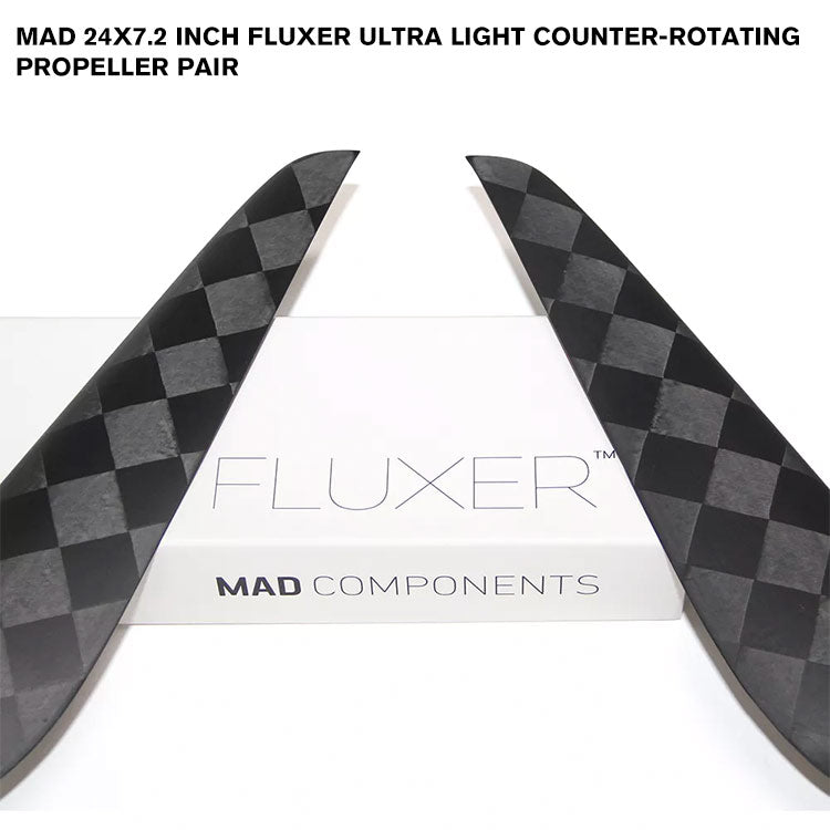 24x7.2 Inch FLUXER Ultra Light Counter-Rotating Propeller Pair
