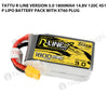 Tattu 1800mAh 4S 120C 14.8V R-Line Version 3.0 Lipo Battery Pack With XT60 Plug