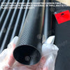 2pcs Length 500mm Large Diameter Carbon Fiber Tube High Composite Hardness Material 3K Twill Matte For Plant Protection Aircraft
